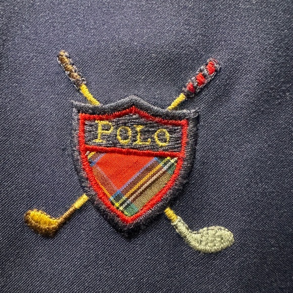 Men's Polo Ralph Lauren Golf pullover size Large blue long sleeve - Picture 2 of 5
